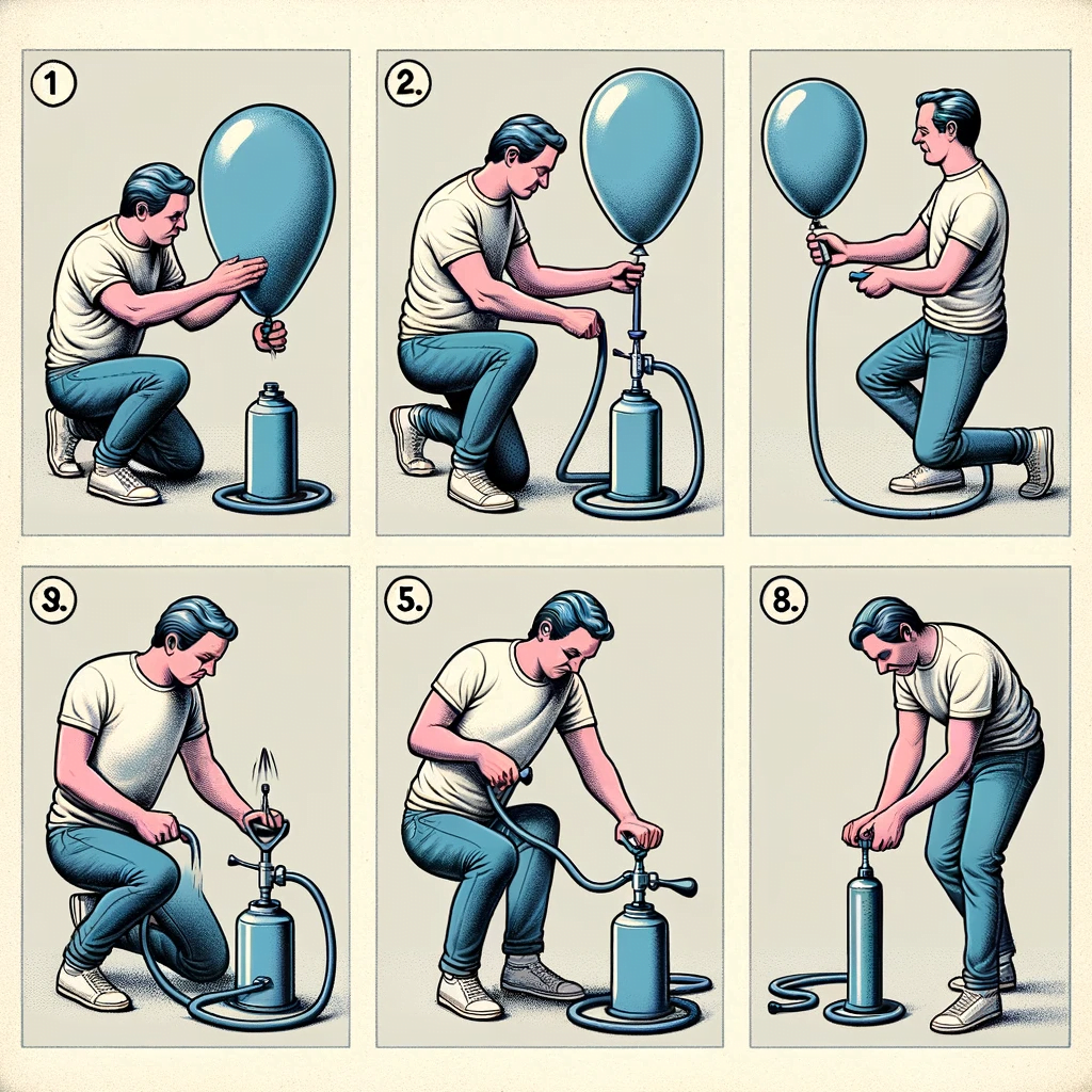 Comment Gonfler un Ballon de Baudruche ? • Ballon Gonflable
